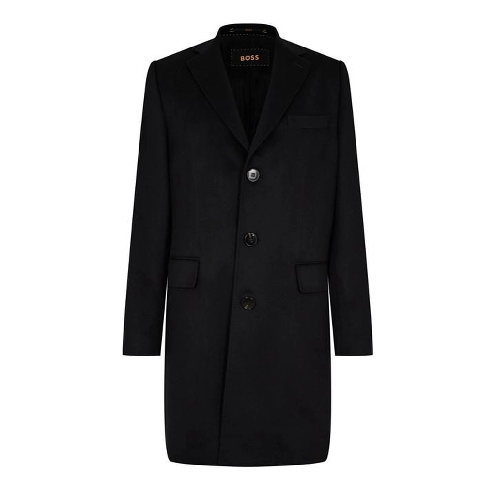 Hugo H-Hyde-C-224 Classic Coat - Black